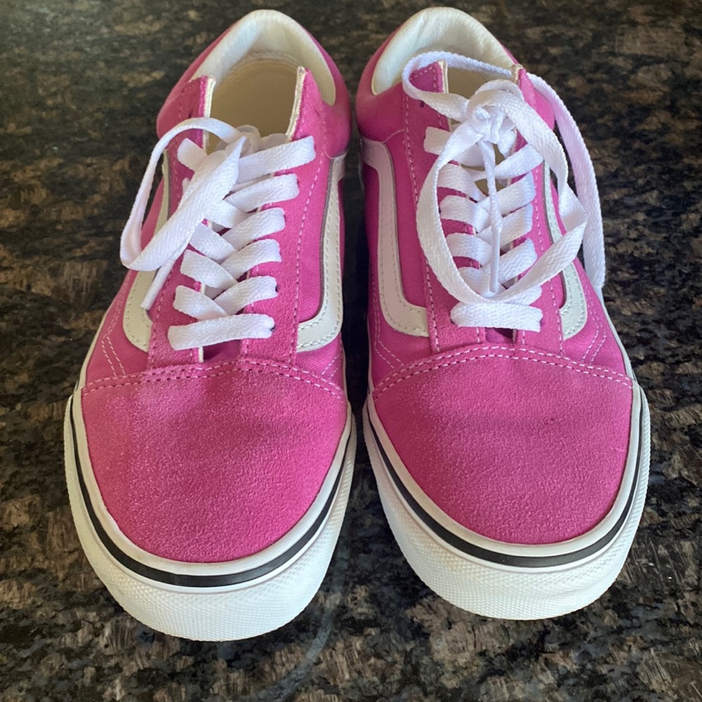 Pink Vans size 7 worn once